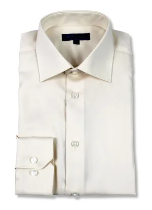 BLU Miami Slim Fit Non-Iron Dress Shirt in Ecru