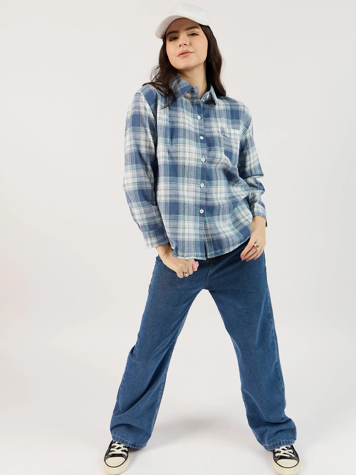Blue Checked Shirt