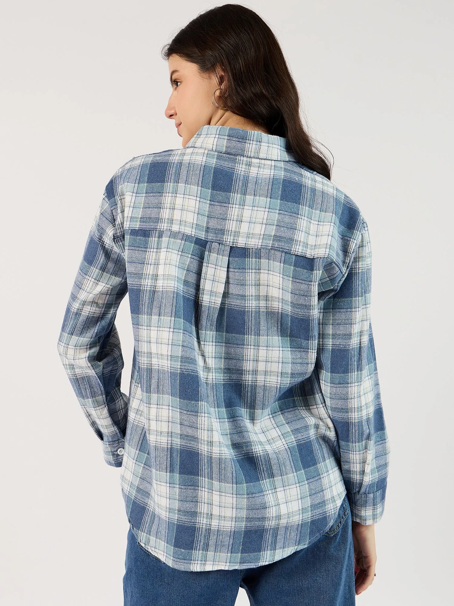 Blue Checked Shirt
