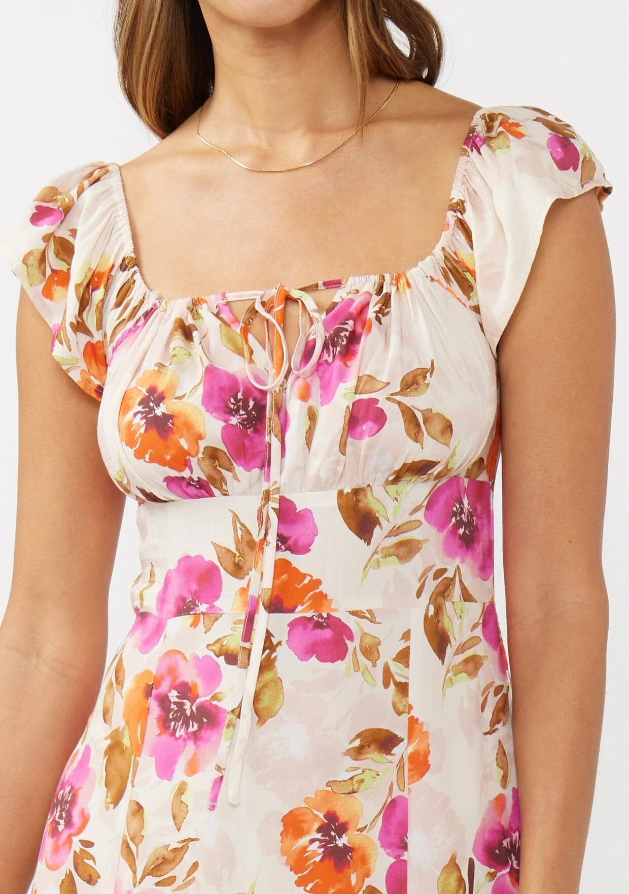 Blushing Meadow Maxi Dress