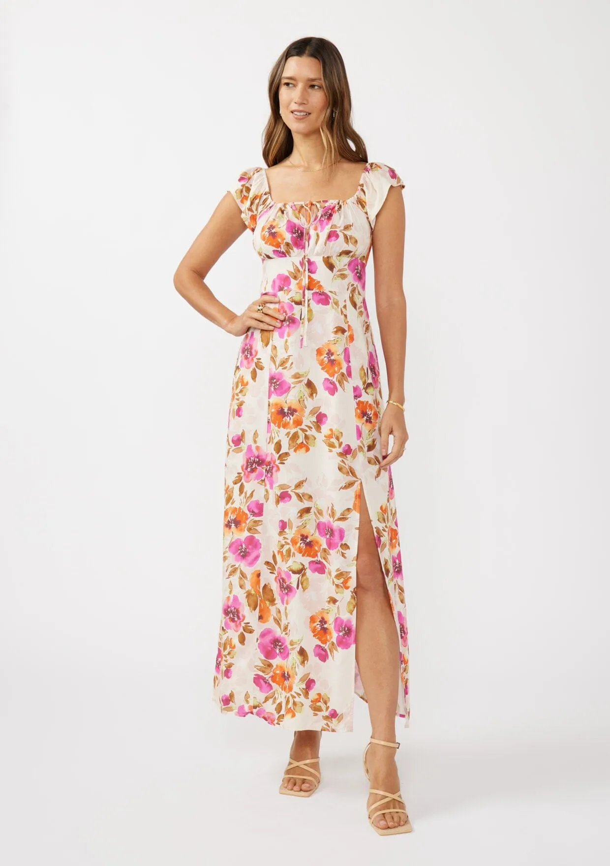 Blushing Meadow Maxi Dress