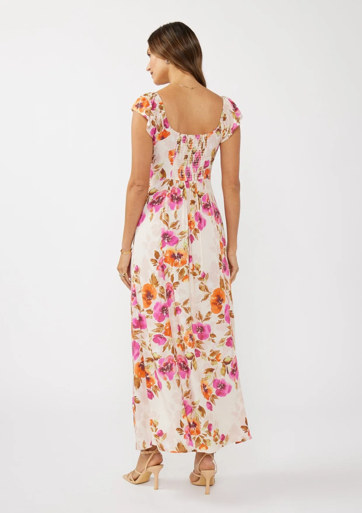 Blushing Meadow Maxi Dress