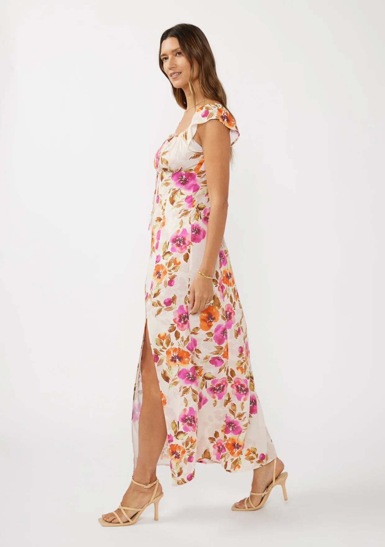 Blushing Meadow Maxi Dress