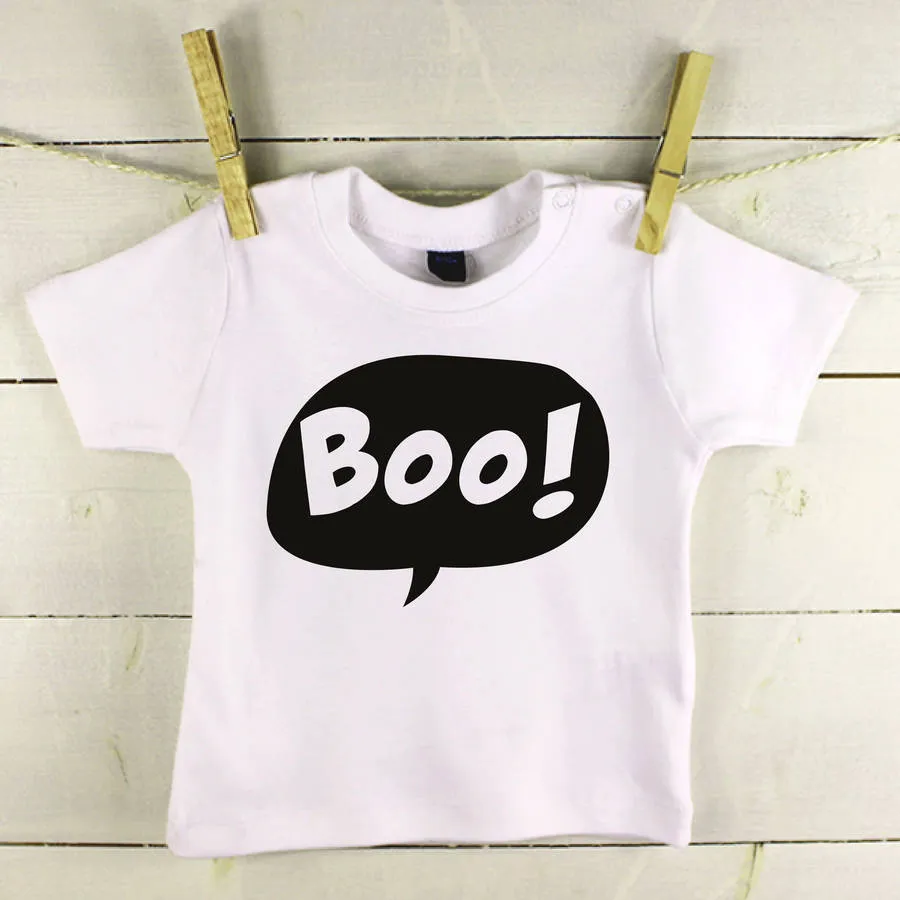 Boo! Babygrow, T Shirt or Rompersuit