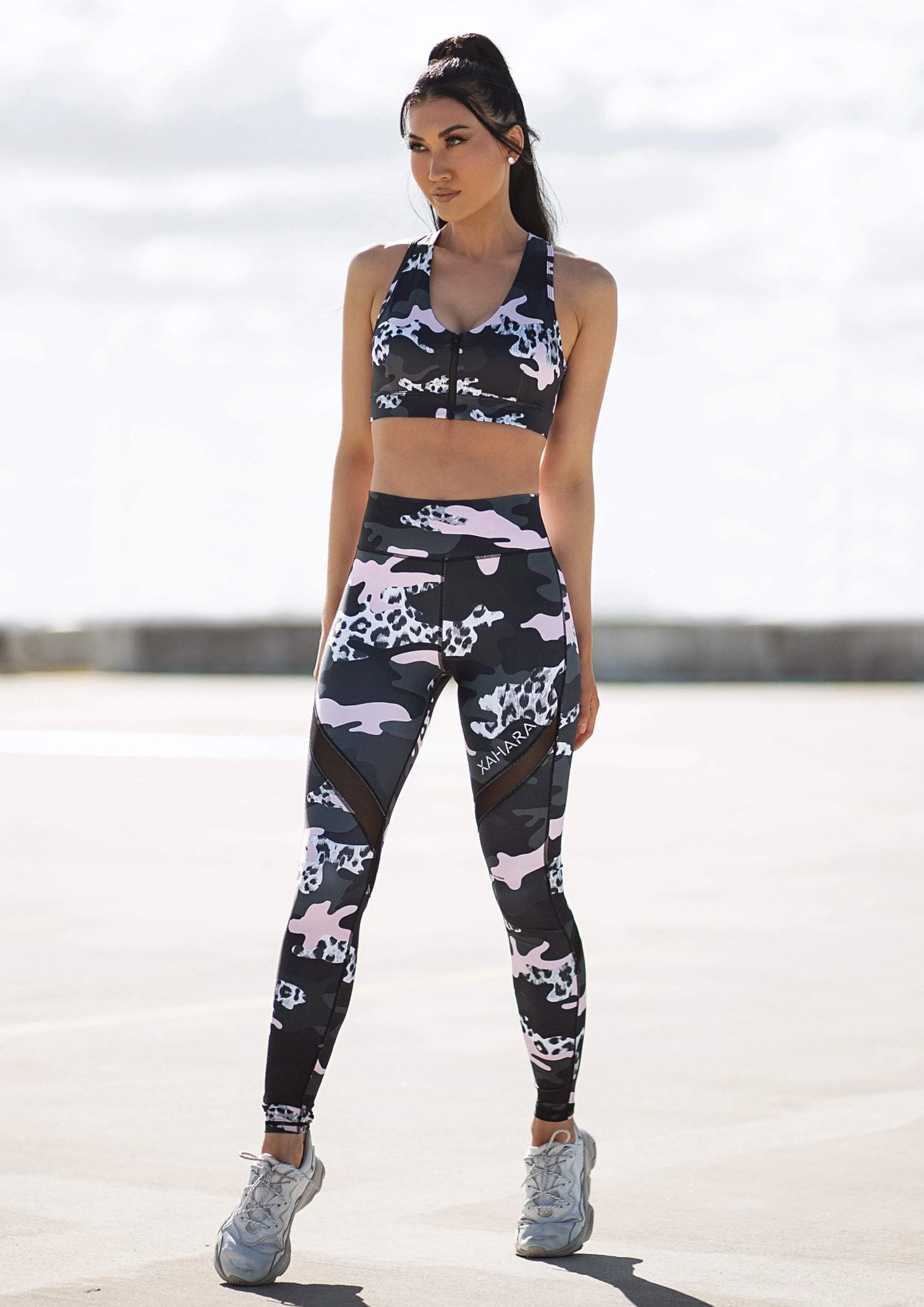 Bootylicious Dusty Pink Camo Legging