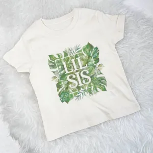 Botanical Big Sis Lil Sis Matching T Shirt Set