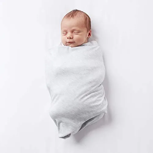 BreathableBaby Active Swaddle Blanket & Wrap 2 Pack – Pink Bloom and Pink Dots, Lightweight Premium Activewear Fabric, 47 x 47-inch Extra Large Multi-Use Blanket