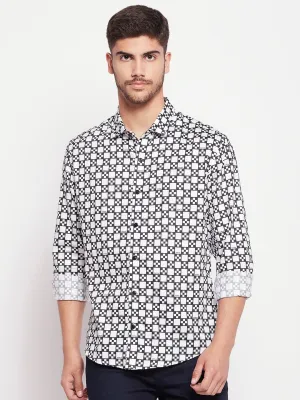 Camla Black/White Men Shirts