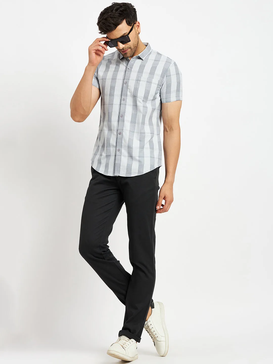 Camla Blue Shirts For Men