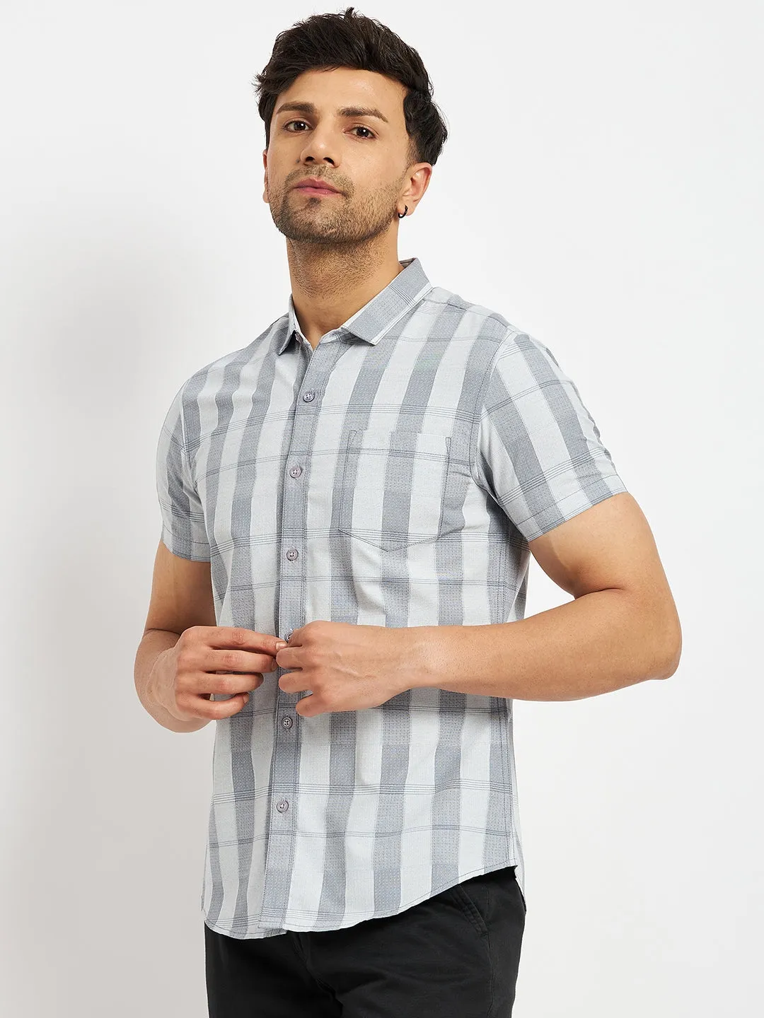 Camla Blue Shirts For Men
