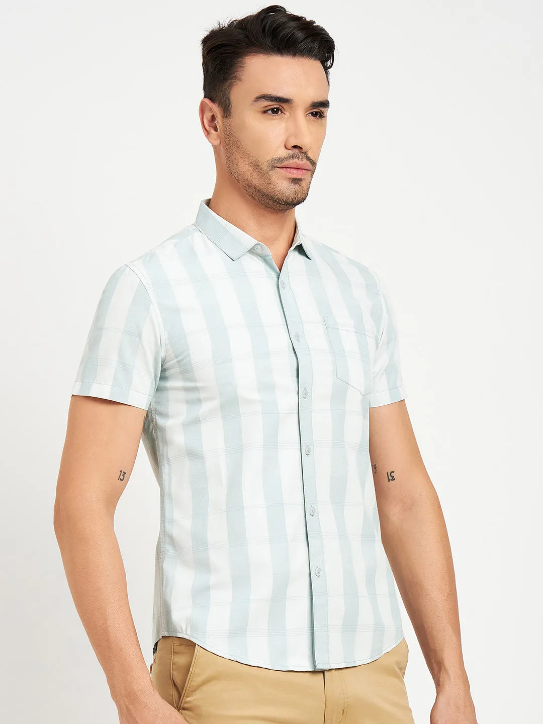 Camla Mint Shirts For Men