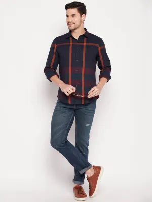 Camla Navy Men Shirt