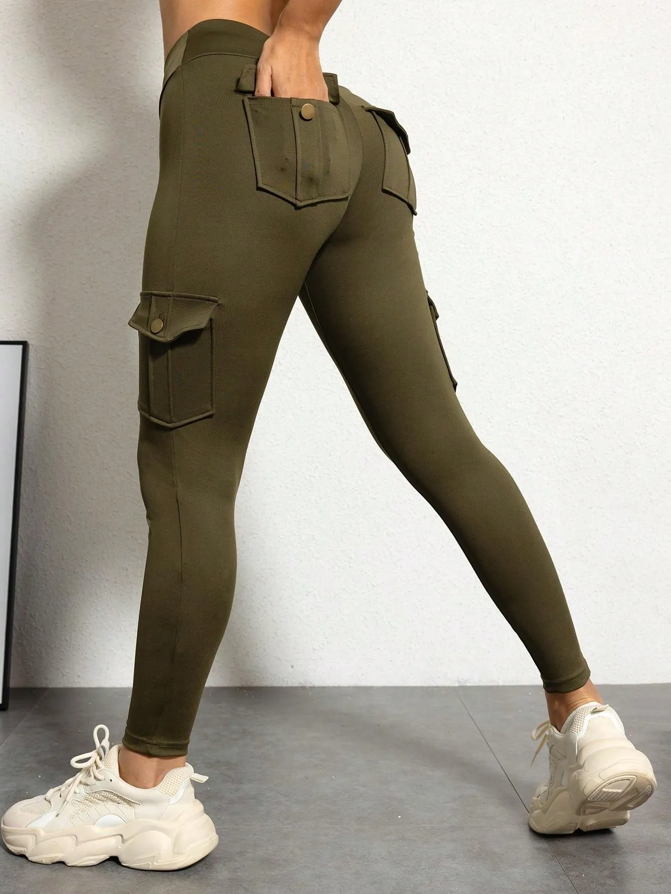 Cargo Pocket Sports Yoga Leggings