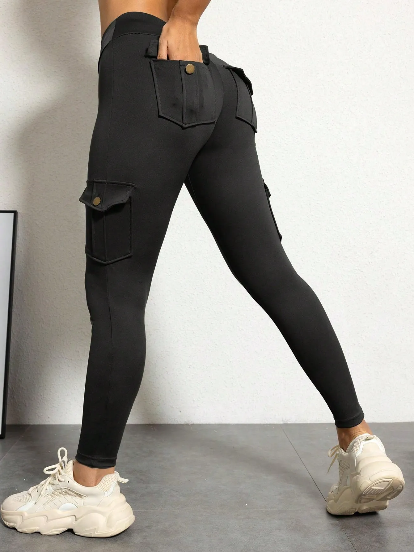 Cargo Pocket Sports Yoga Leggings