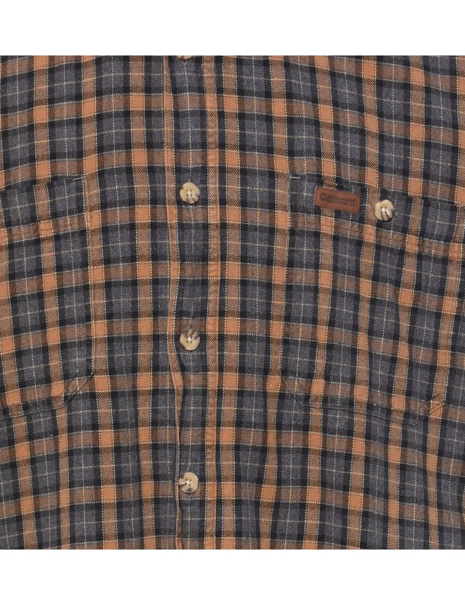 Carhartt Checked Beige & Grey Shirt - L