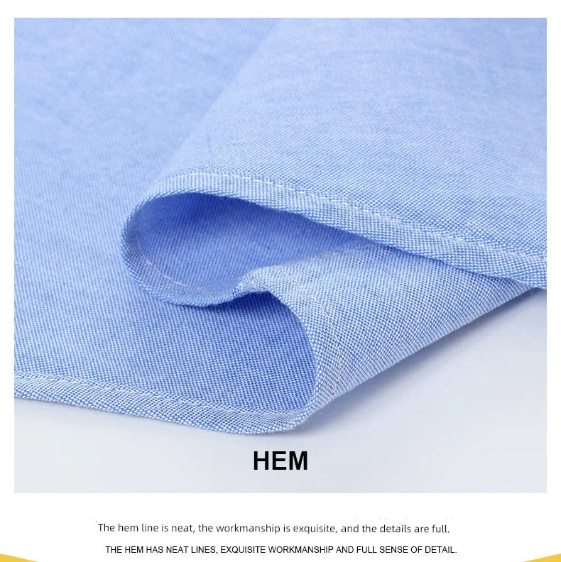 Casual Oxford Men's Short-Sleeved Dress Shirts