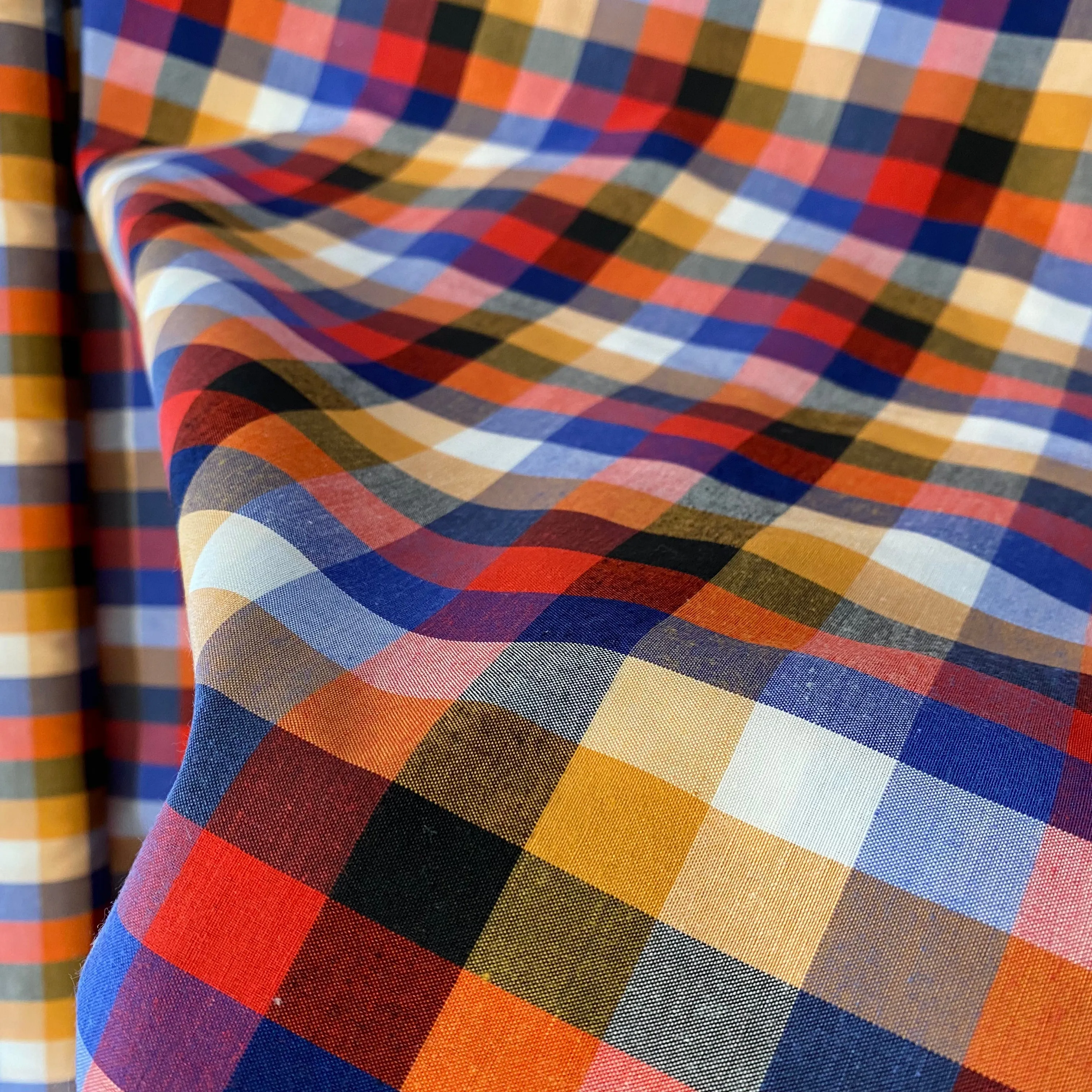Checked Cotton Shirting - Summer