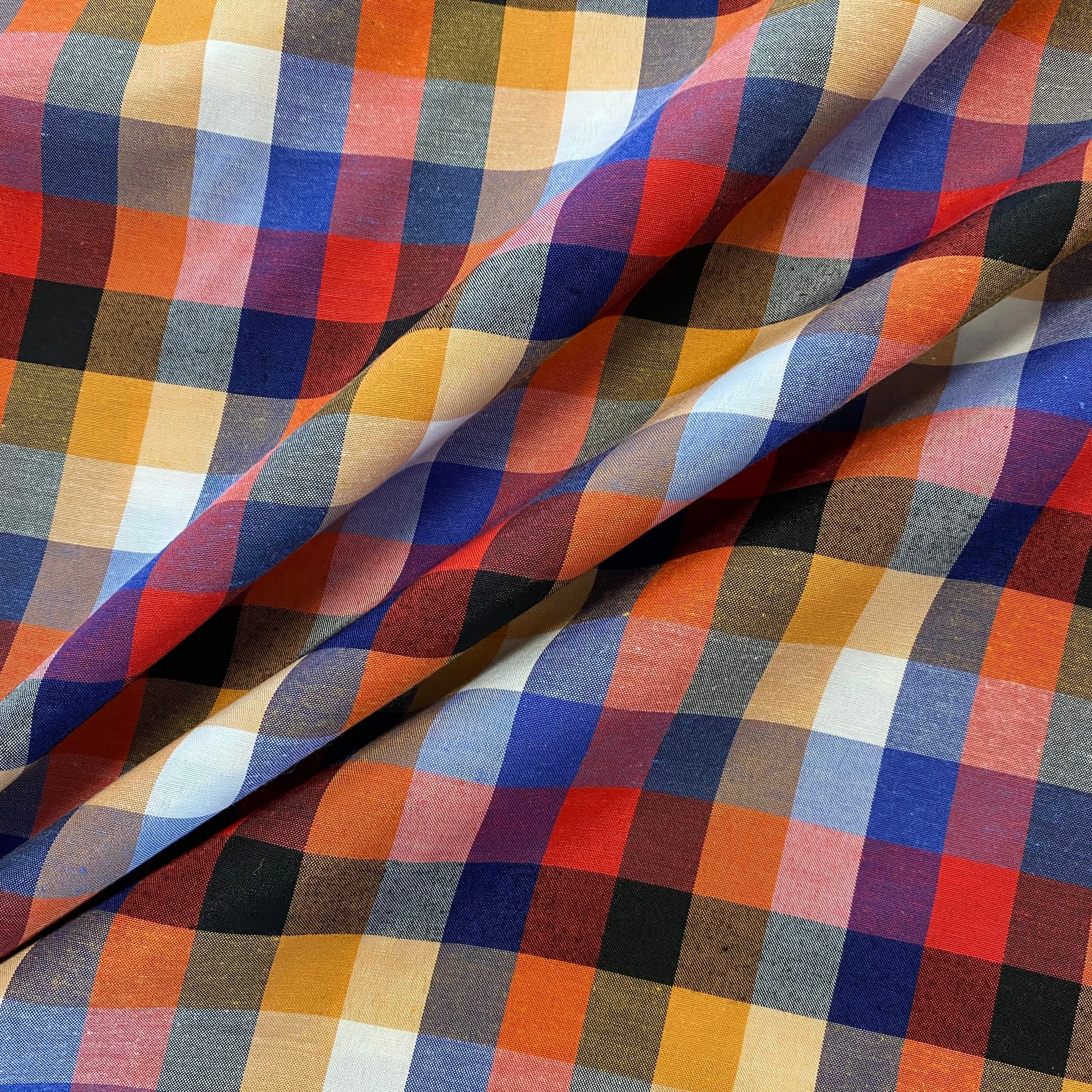 Checked Cotton Shirting - Summer