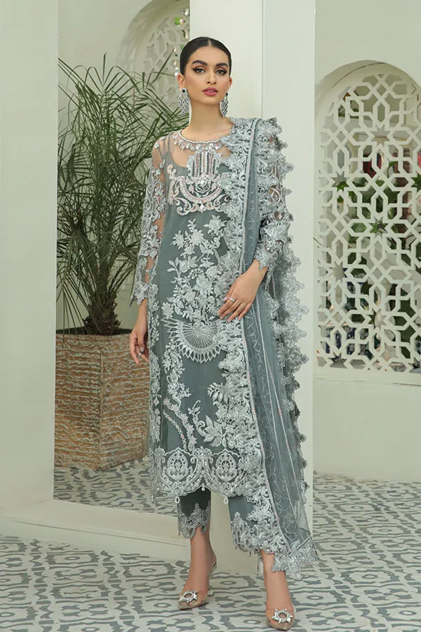 Chiffon Party Outfit in Maroon Color - Beautiful Pakistani Designer Dress Premium Party Wear - Pakistani Wedding Party Dresses #M0035