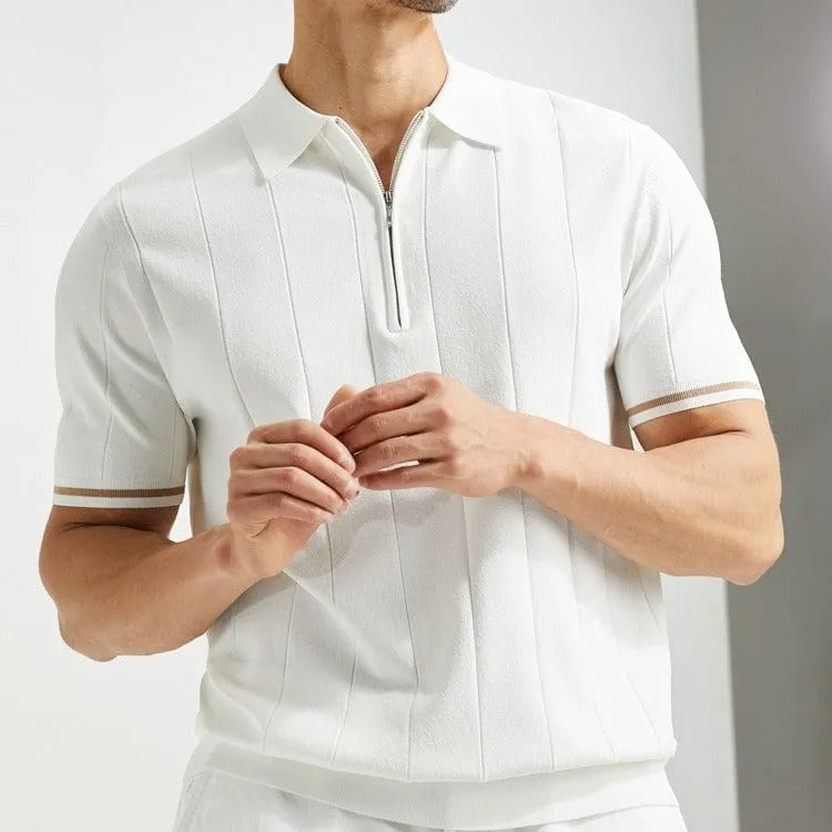 Christopher Mosley Verdon Zip Polo
