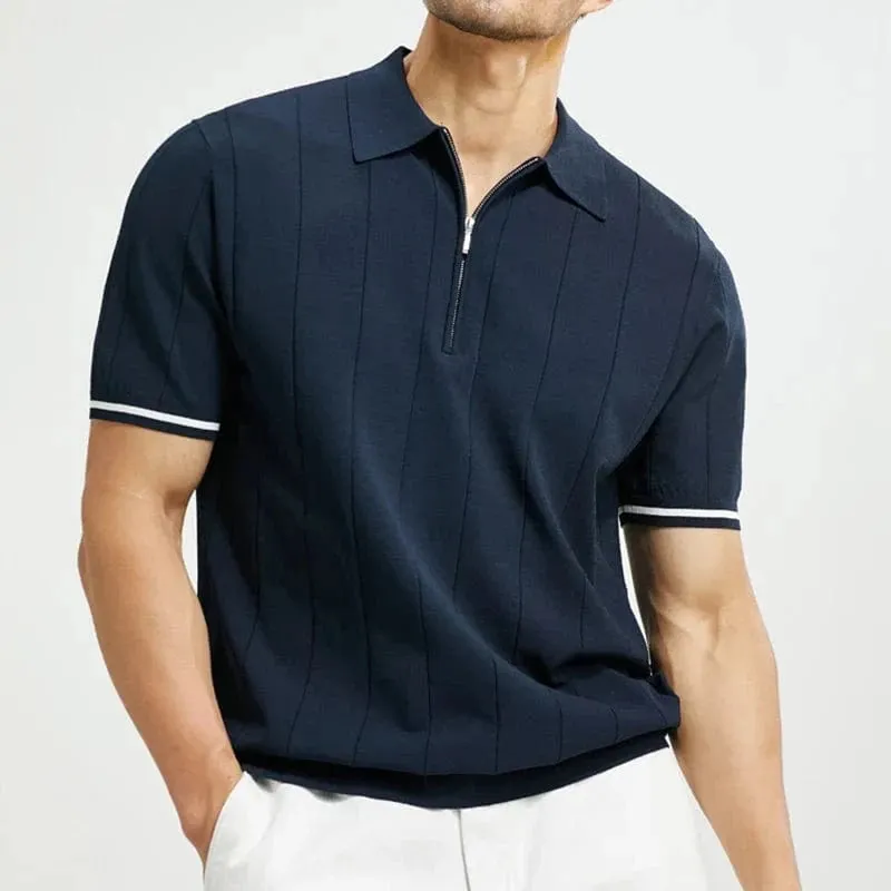 Christopher Mosley Verdon Zip Polo