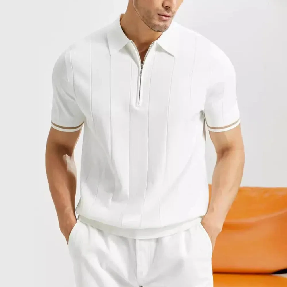 Christopher Mosley Verdon Zip Polo