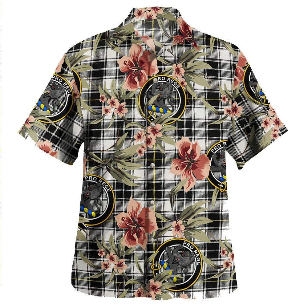 Clan MacFie of Colonsay Dress (MacPhee of Colonsay Dress) Modern Tartan Crest Badge Aloha Hawaiian Shirt Tropical Old Style PL91