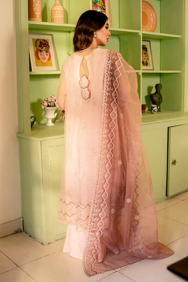 Classic Baby Pink Embroidered Pakistani Salwar Kameez Party Dress