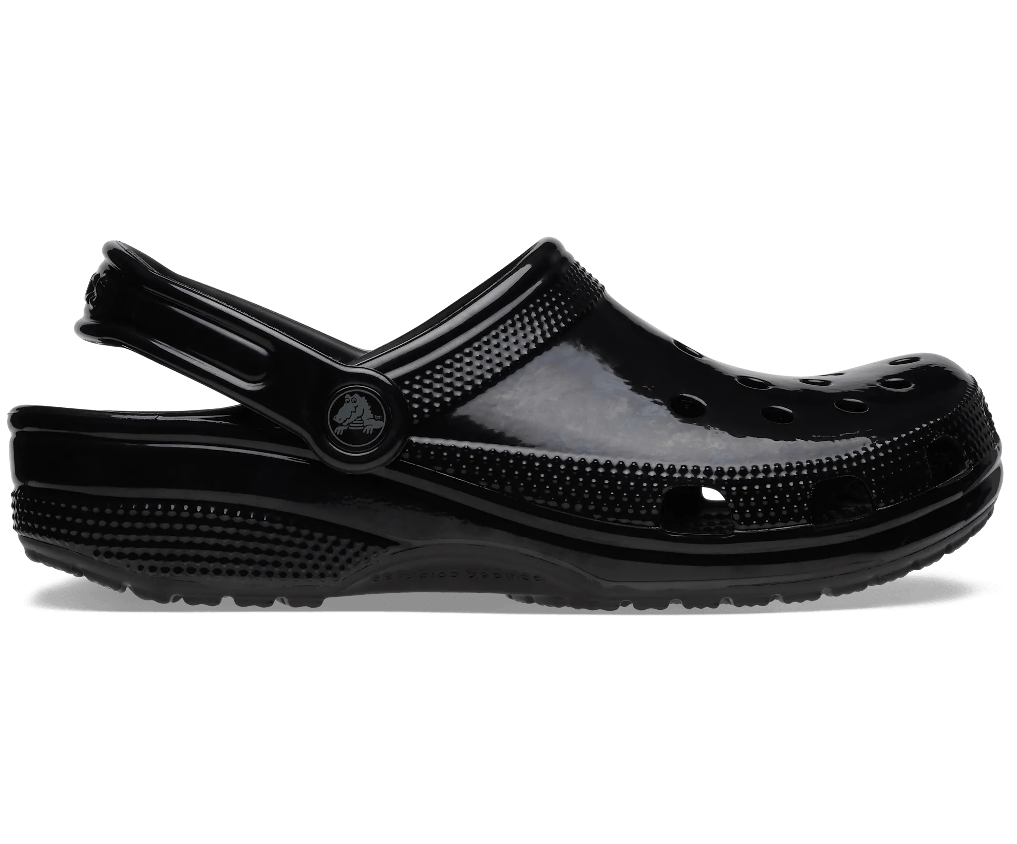 Classic High Shine Clog- Black