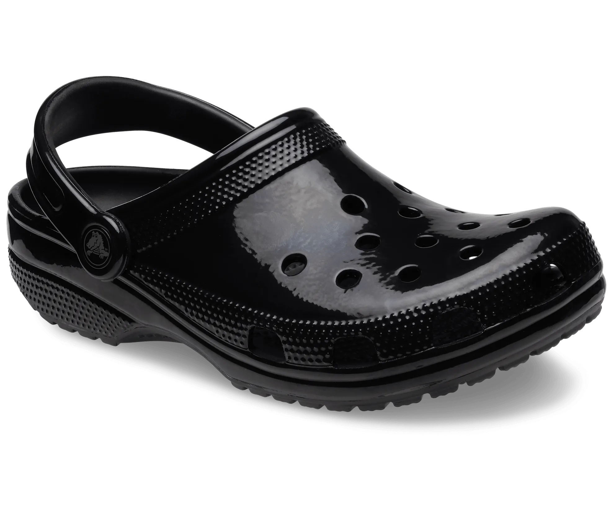 Classic High Shine Clog- Black