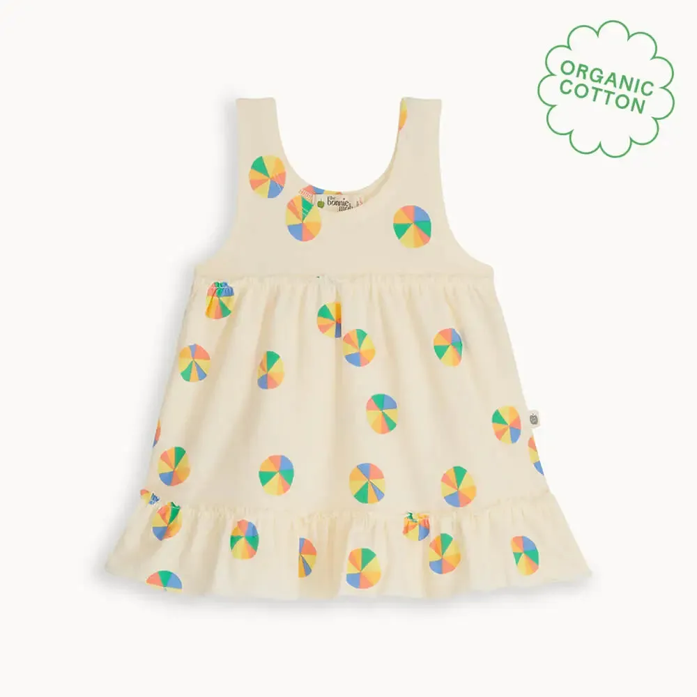 Coral - Rainbow Parasol Sun Dress