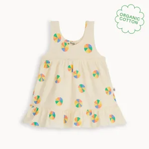 Coral - Rainbow Parasol Sun Dress