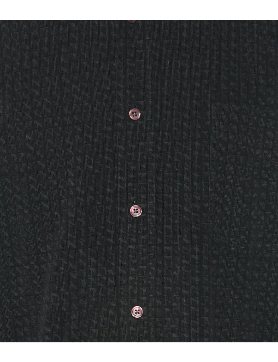 Corduroy Checked Shirt - L