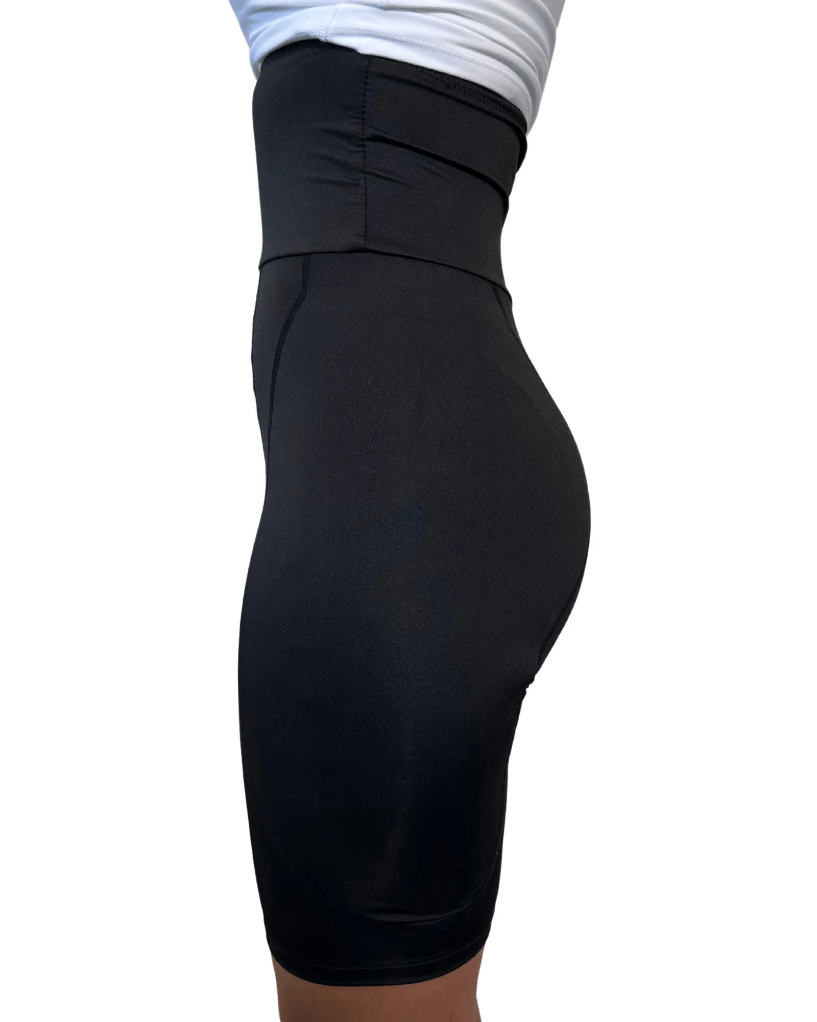 Core Trainer Padded Thigh Shorts - Black
