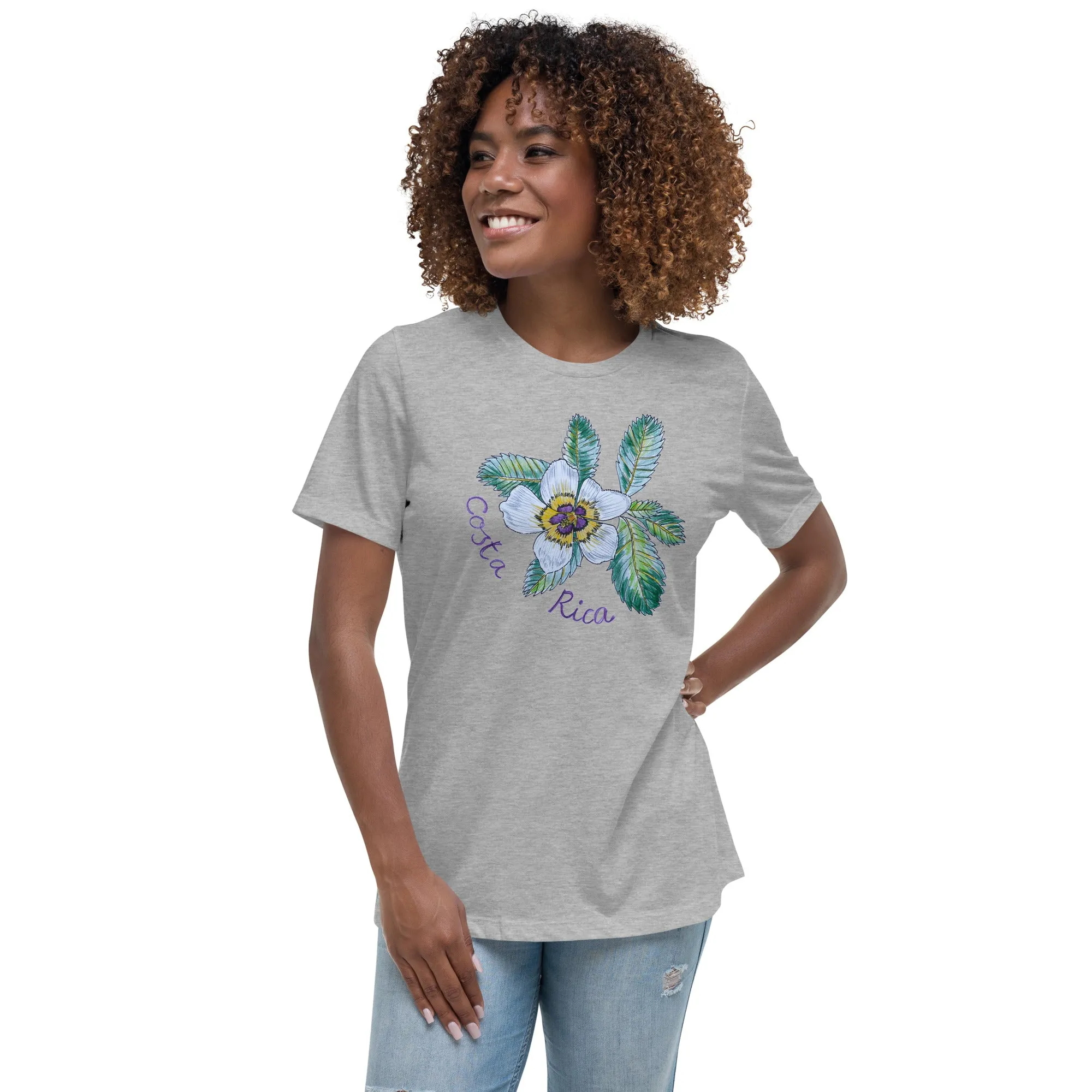 Costa Rica - Hibiscus Surfwear - Ethical Women's Relaxed T-Shirt