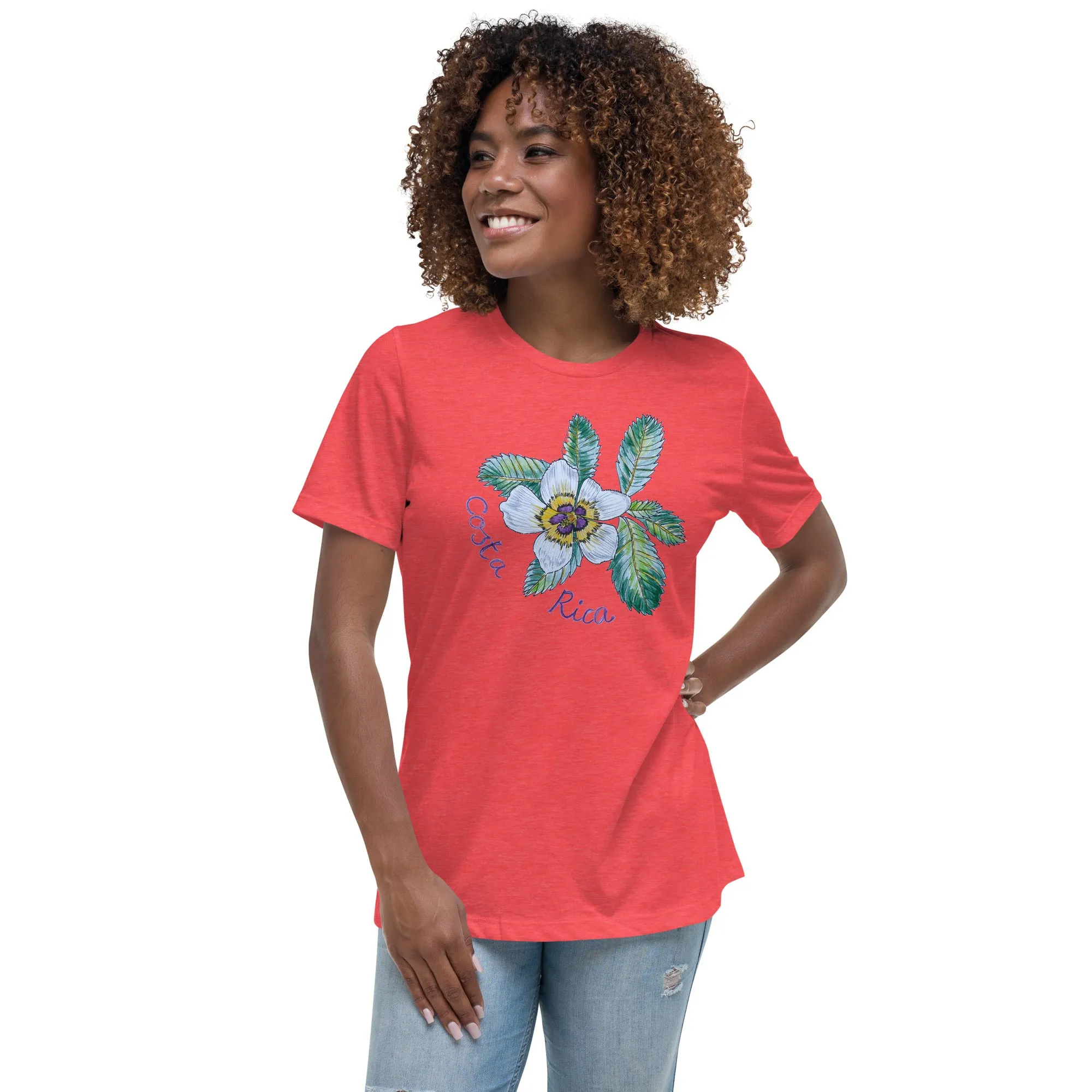 Costa Rica - Hibiscus Surfwear - Ethical Women's Relaxed T-Shirt