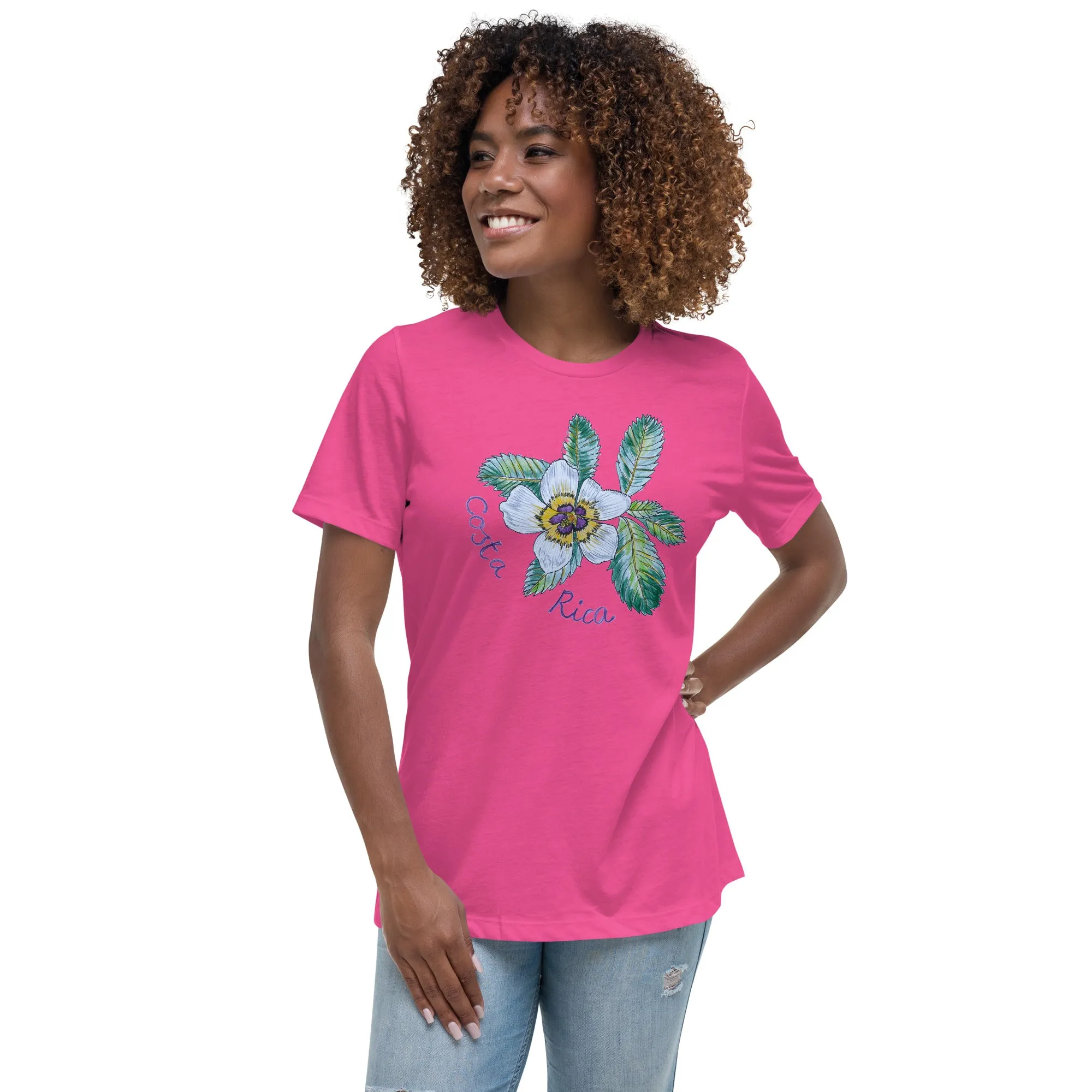 Costa Rica - Hibiscus Surfwear - Ethical Women's Relaxed T-Shirt