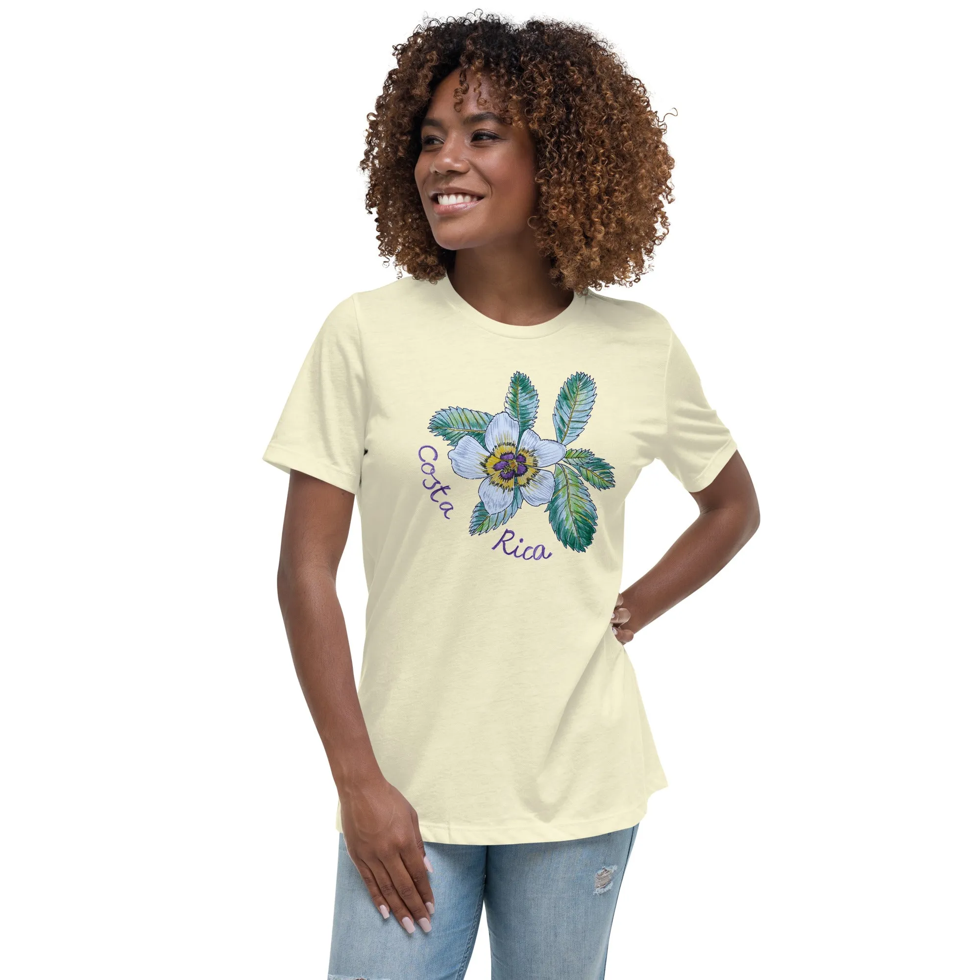 Costa Rica - Hibiscus Surfwear - Ethical Women's Relaxed T-Shirt