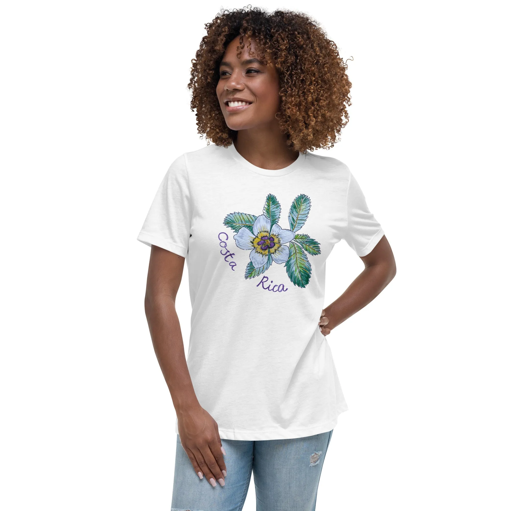 Costa Rica - Hibiscus Surfwear - Ethical Women's Relaxed T-Shirt