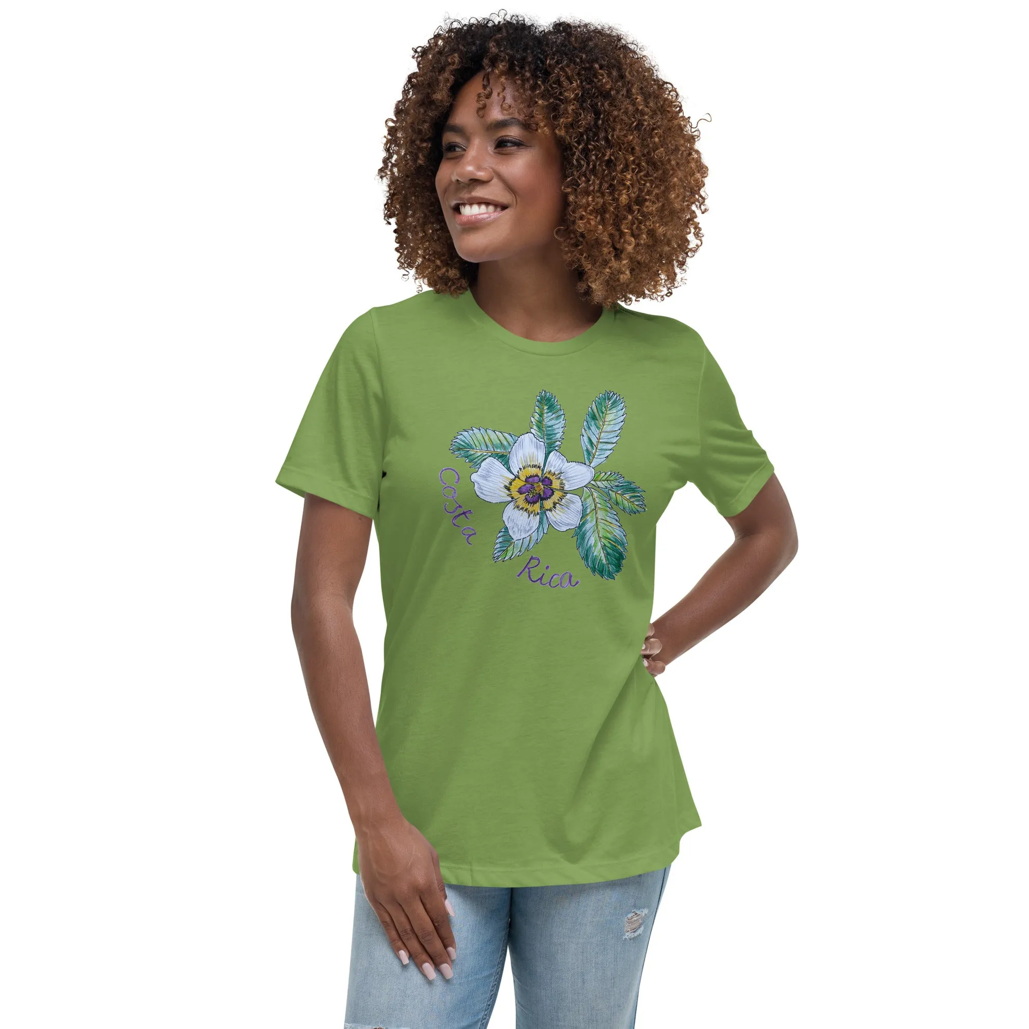 Costa Rica - Hibiscus Surfwear - Ethical Women's Relaxed T-Shirt