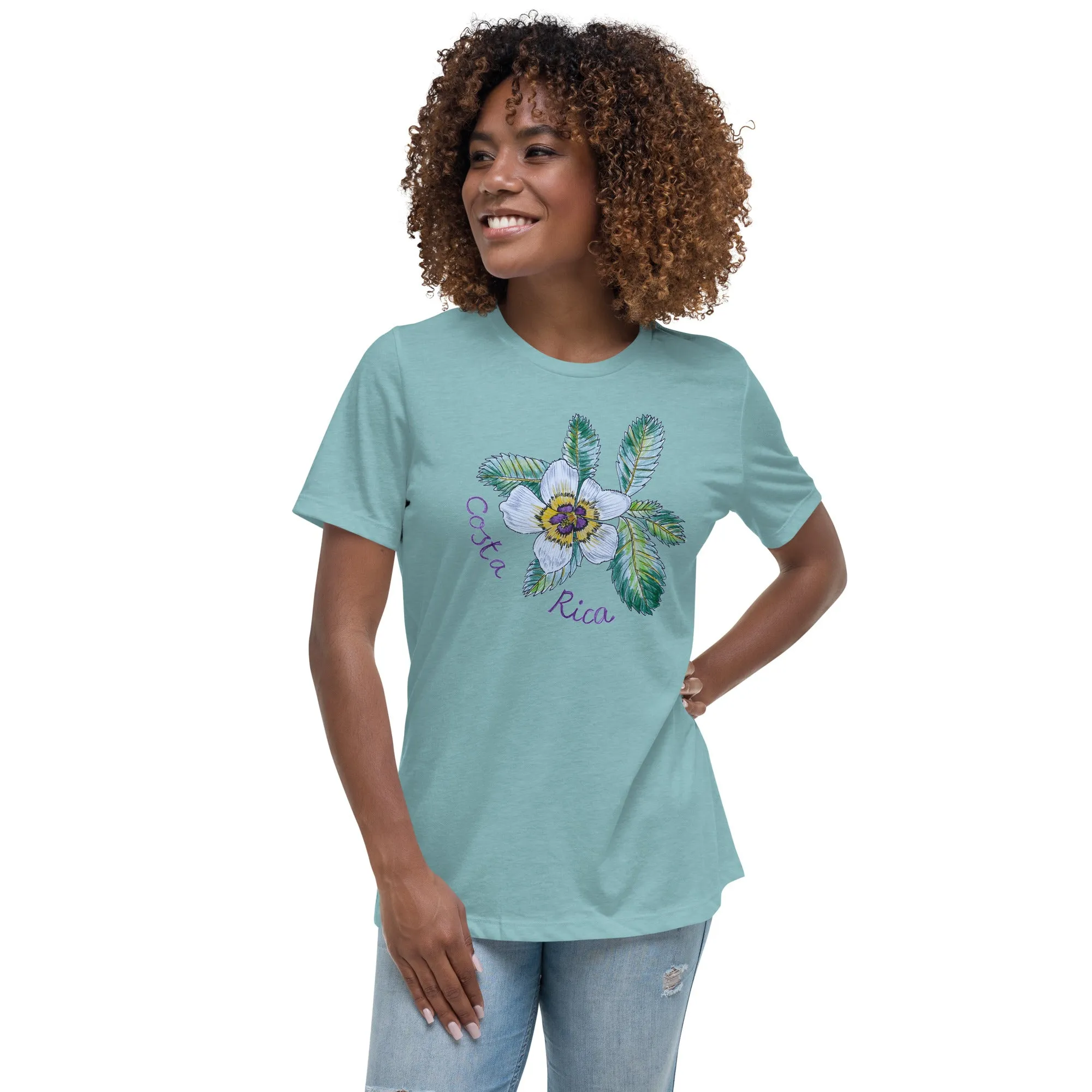 Costa Rica - Hibiscus Surfwear - Ethical Women's Relaxed T-Shirt