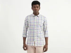 Cotton Checked Spread Collar Mens Shirts