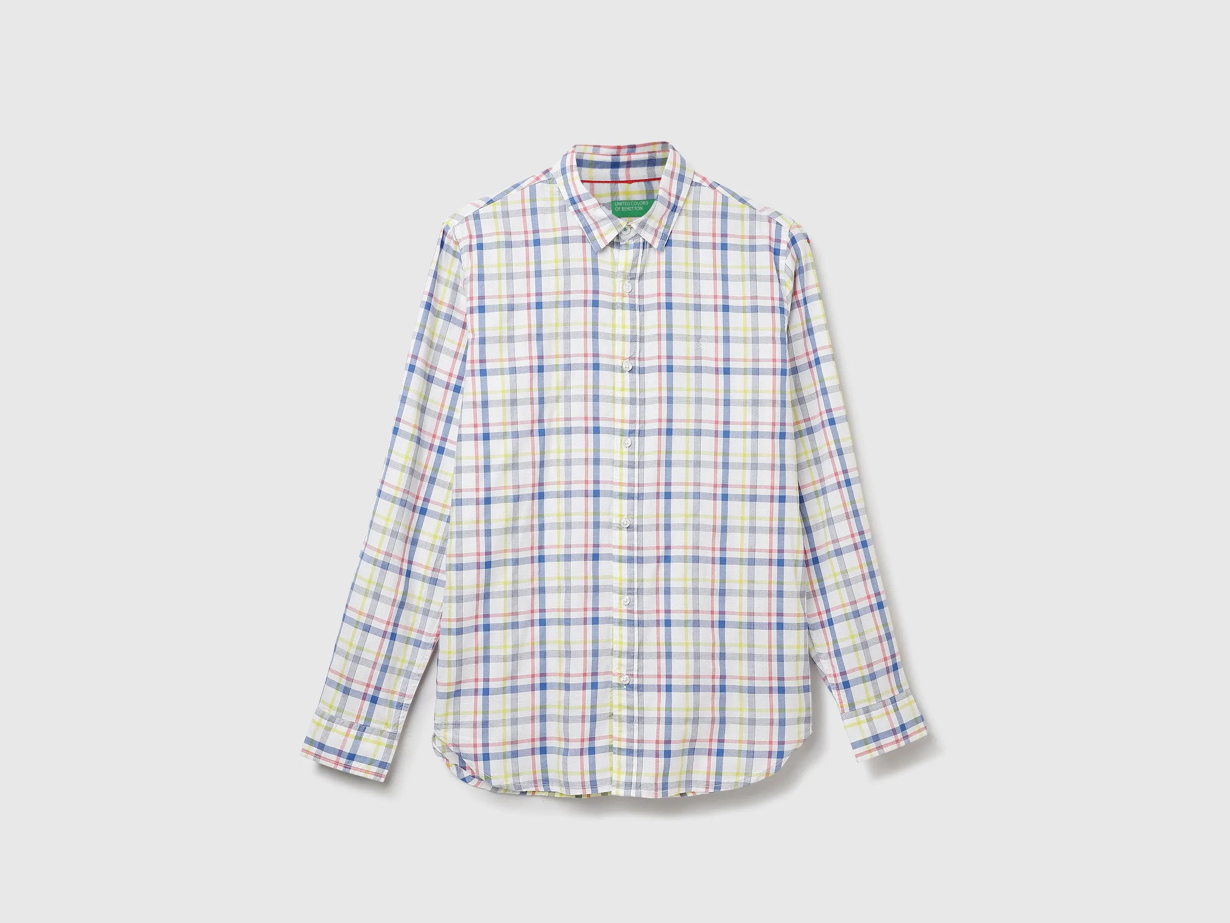 Cotton Checked Spread Collar Mens Shirts