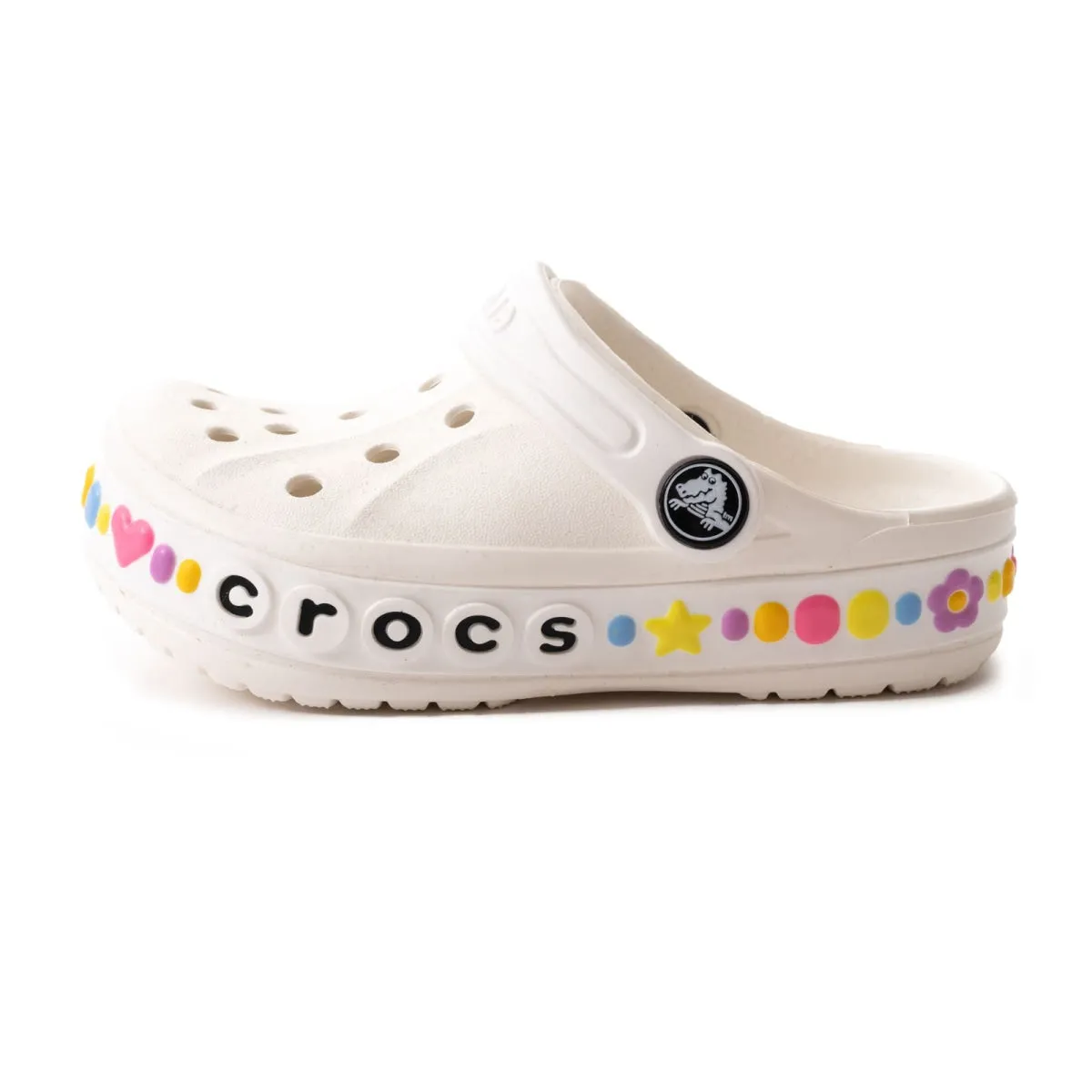Crocs Bayaband Charm Band Clog Kids - WHT