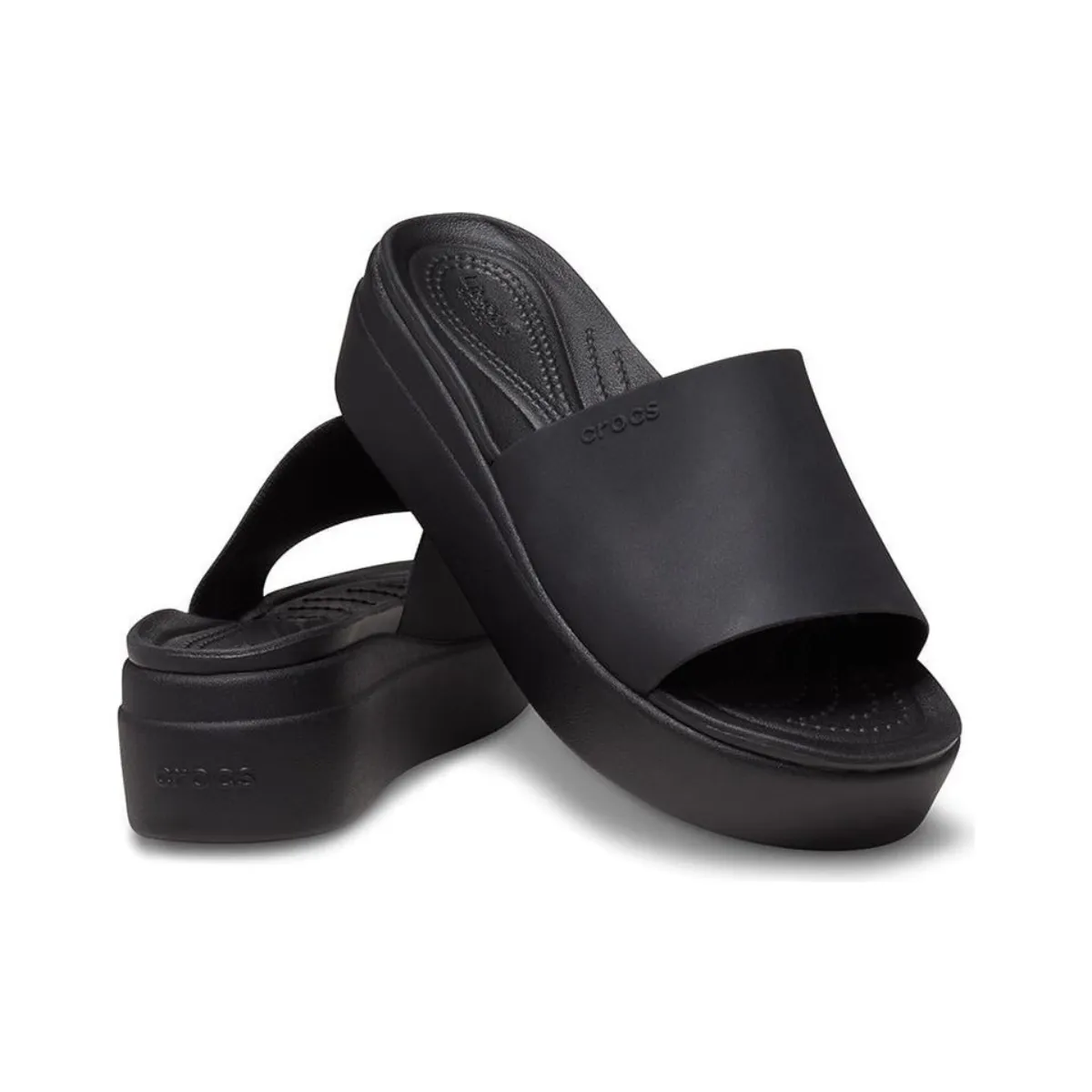 Crocs Brooklyn Platform Slide Slide Sandal - BLK