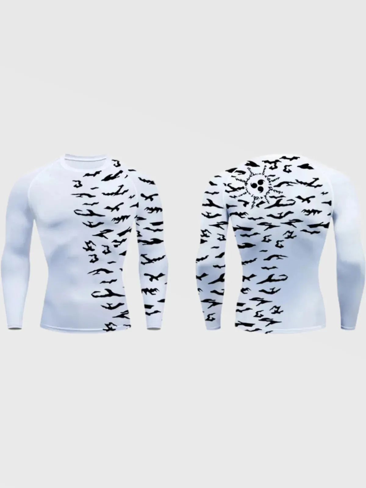 Curse Mark Naruto Compression Shirt Long Sleeve