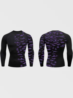 Curse Mark Naruto Compression Shirt Long Sleeve