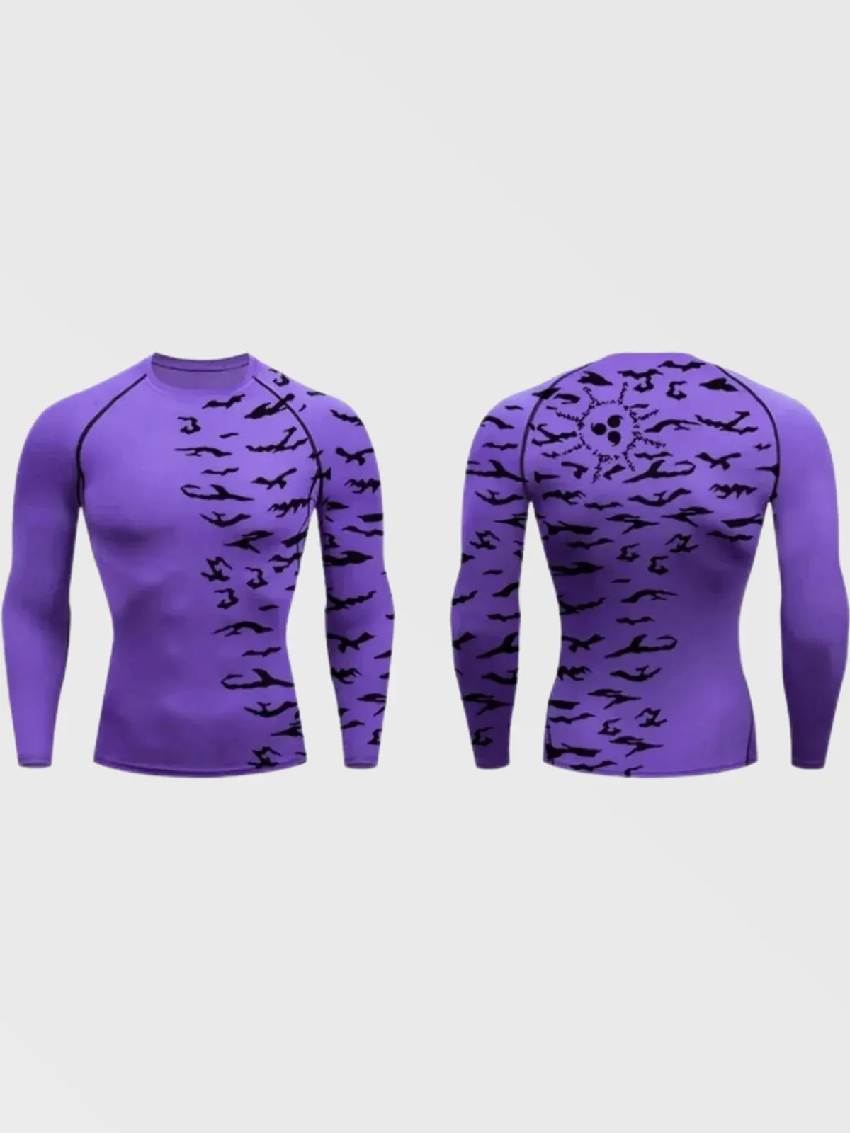 Curse Mark Naruto Compression Shirt Long Sleeve