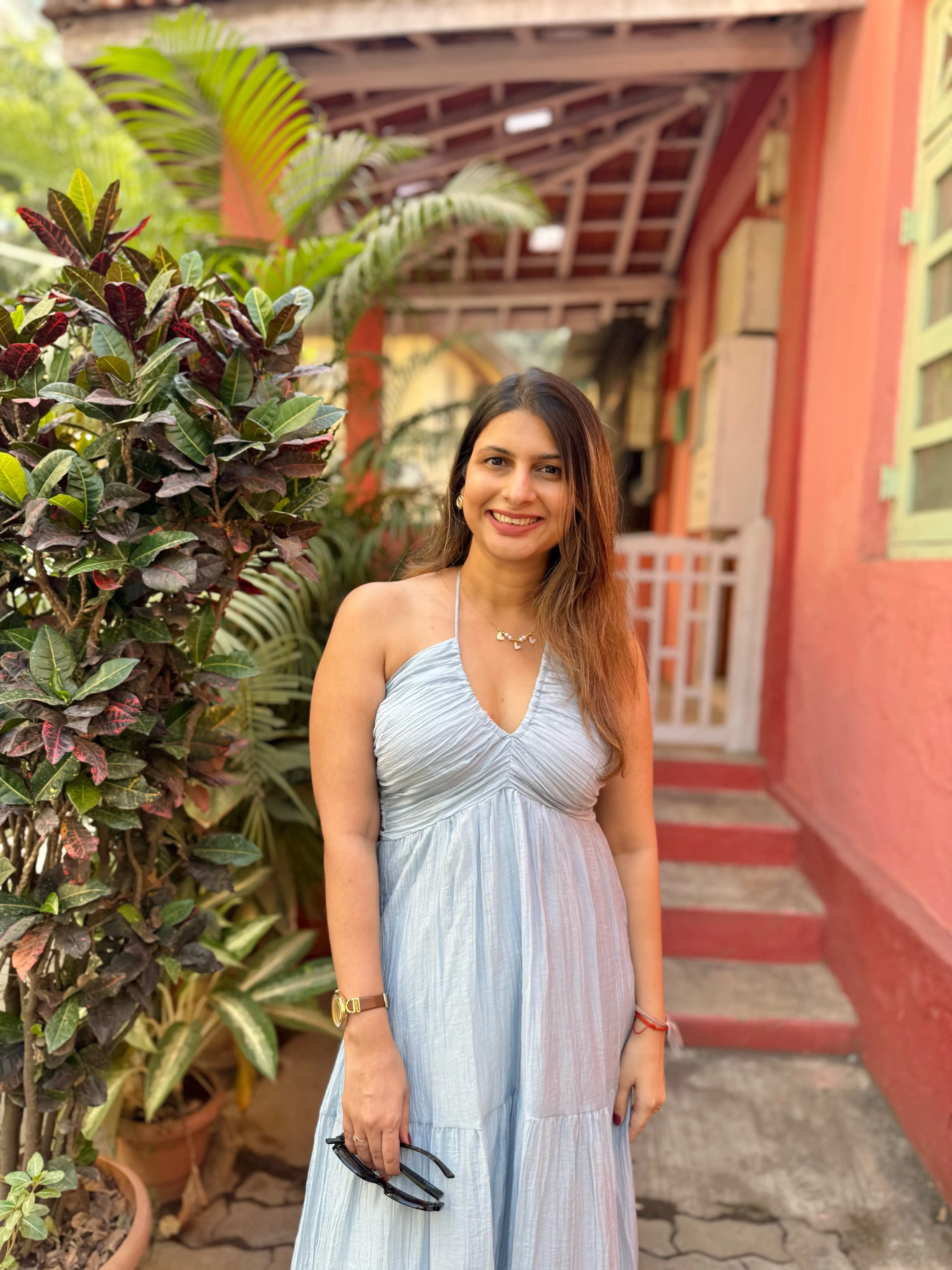 Daphne | Tiered Maxi Dress with Delicate Straps