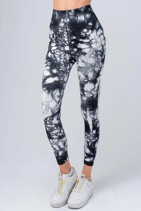 Dark Navy Tie Dye Workout Set